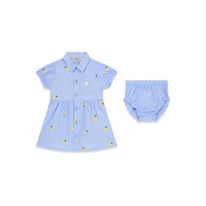 Ensemble robe chemise et culotte bébé fille Guess
