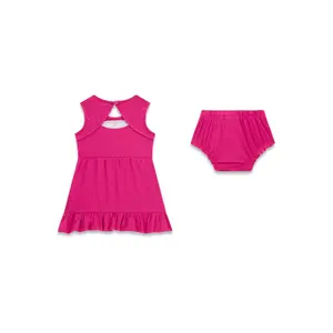 Flared dress with baby girl bloomers Guess image-1