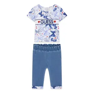 Σετ μπλούζα και τζιν για κορίτσι μωρό Guess image-0
