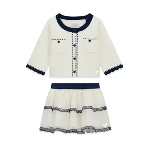 Ensemble cardigan et jupe bébé fille Guess image-0