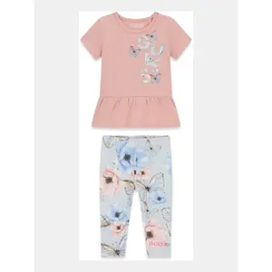 Conjunto de camiseta y leggings para bebé Guess image-0