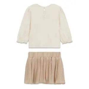 Baby girl's t-shirt and knit skirt set Guess image-1