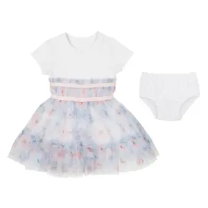 Ensemble robe et culotte bébé fille Guess image-0