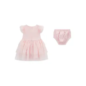 Dress and shorts set for baby girl Guess Ceremony image-1