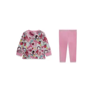 Conjunto de sudadera y leggings para niña pequeña Guess Active image-1