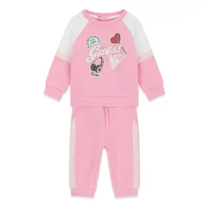Baby girl sweatshirt and joggers set Guess Active image-0