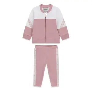 Set med zip-tröja och leggings för babyflicka Guess Active image-0