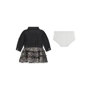 Completo abito a maniche lunghe e culotte per bambina Guess image-1
