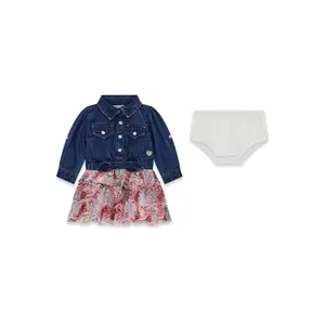 Dress and shorts set for baby girl Guess image-0