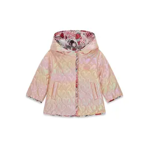 Baby pige jakke med hætte Guess Iridescent