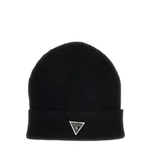Knit hat with triangular logo Guess image-0