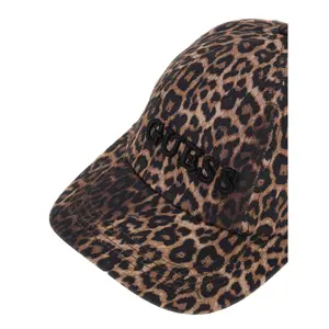 Printed Gabardine Baseball Cap for Women Guess image-3