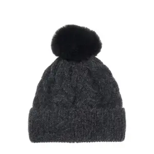 Polyester-Mütze mit Pompon Damen Guess image-1