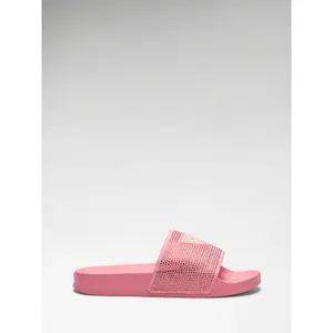 Γυναικείες σαγιονάρες με γκλίτερ Guess image-4