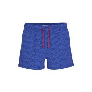 Short Guess Swimtrunk Wavy Logo image-0