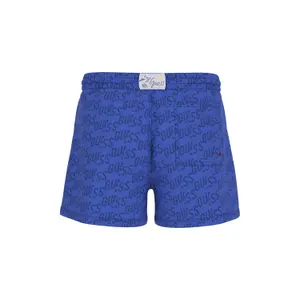 Short Guess Swimtrunk Wavy Logo image-1