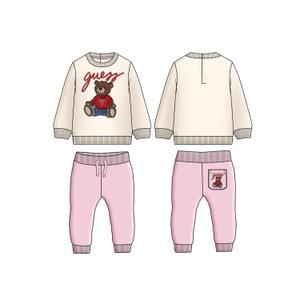 Conjunto de camisola de mangas longas e calças para menino bebé Guess Active image-4