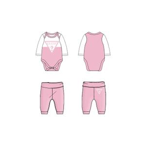 Conjunto de body de manga longa e calças para bebé menino Guess image-2