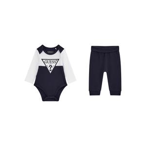 Conjunto de body de manga longa e calças para bebé menino Guess image-1