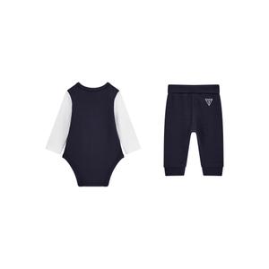 Conjunto de body de manga longa e calças para bebé menino Guess image-2