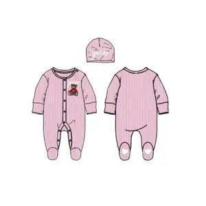 Baby boy hat and dungaree set Guess image-2