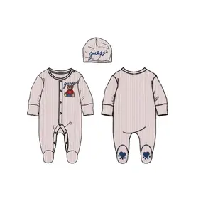Baby boy hat and dungaree set Guess image-5