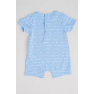 Short jersey jumpsuit baby boy Guess image-1