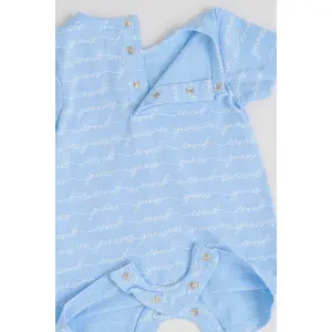 Short jersey jumpsuit baby boy Guess image-2