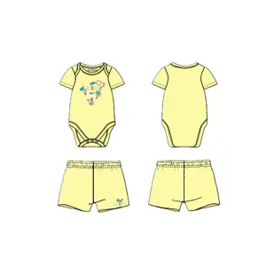 Baby boy swimsuit body and shorts set Guess STR image-2