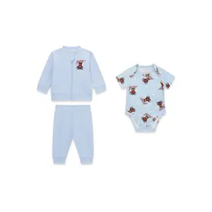 Ensemble sweatshirt, body et pantalon de jogging bébé garçon Guess Active image-0