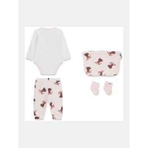 Baby body, trousers and socks set Guess image-1