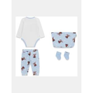 Baby body, trousers and socks set Guess image-1