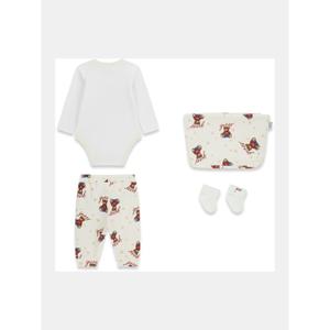 Baby body, trousers and socks set Guess image-1