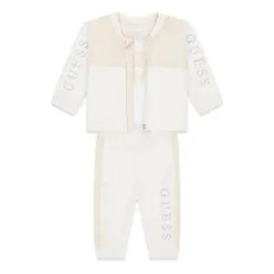 Sæt med lange ærmer og body til drengebaby Guess image-0