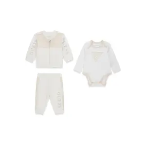 Sæt med lange ærmer og body til drengebaby Guess image-1