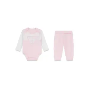 Lange mouw romper en broek voor jongensbaby Guess image-0