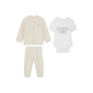 Sæt med lange ærmer og body til drengebaby Guess image-1