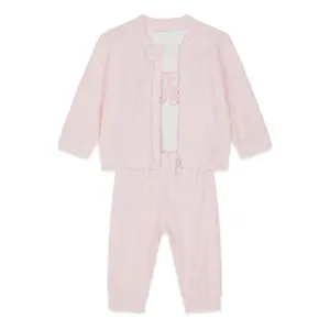 Sæt med lange ærmer og body til drengebaby Guess image-0