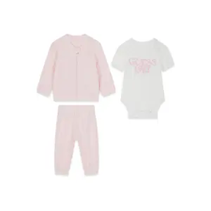 Sæt med lange ærmer og body til drengebaby Guess image-1