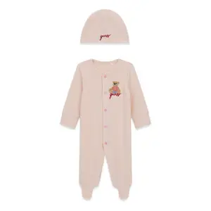 Baby Boy Snowsuit and Hat Set Guess image-0