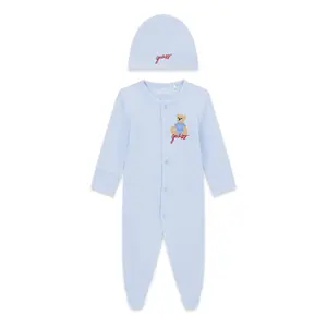 Baby Boy Snowsuit and Hat Set Guess image-0