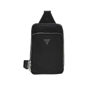 Borsa a tracolla con logo sul davanti Guess Milano image-0