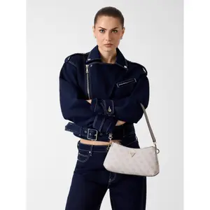 Borsa a tracolla con 3 scomparti donna Guess Noelle II image-2