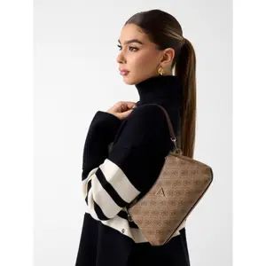 Women's shoulder bag with 3 compartments Guess Noelle II image-3