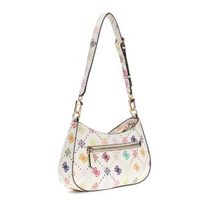 Zip shoulder bag with logo for women Guess Emelie image-1