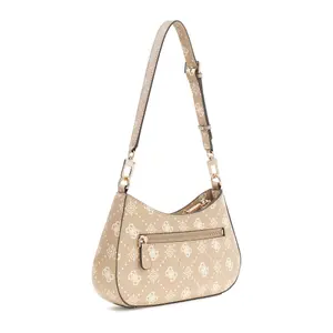 Zip shoulder bag with logo for women Guess Emelie image-1