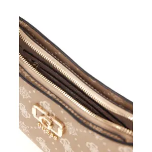 Zip shoulder bag with logo for women Guess Emelie image-2