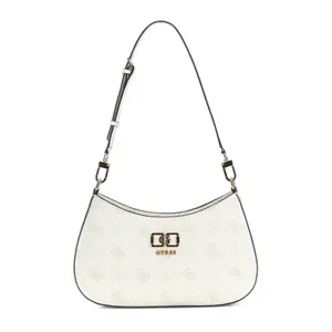 Women's zip shoulder bag Guess Emelie Logo image-0