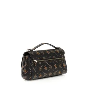 Women's flap Handbag Guess Emelie Logo image-1