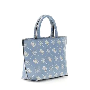 Women's mini tote bag Guess Emelie Logo image-1